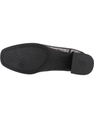 SAPATOS PITILLOS 10820 DE SALTO QUADRADO MARROM EFEITO CROCODILO MARRóN