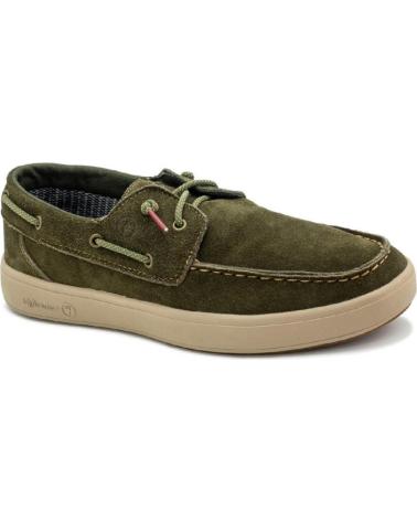 SAPATILHAS NÁUTICAS NATURAL WORLD MODELO 8453 CÁQUI VERDE