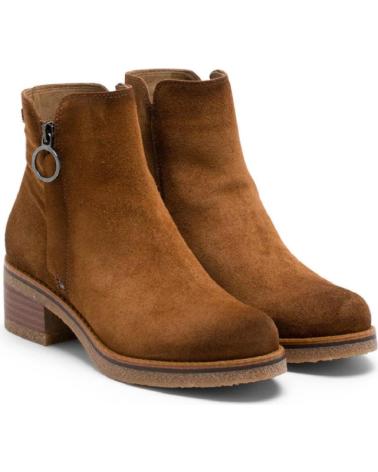 PORRONET STIVALETTI CON TACCO 4733 CUOIO MARRONE MARRóN