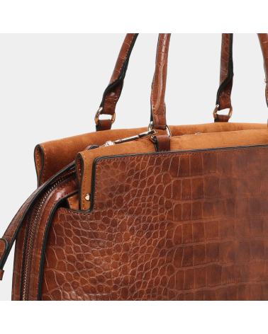 SAC À MAIN BINNARI MODÈLE 20860 MARRON TEXTURÉ MARRóN