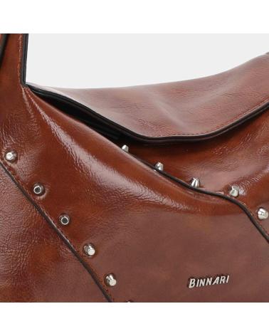 SAC BANDOULIÈRE BINNARI MODÈLE 20773 MARRON À CLOUS MARRóN