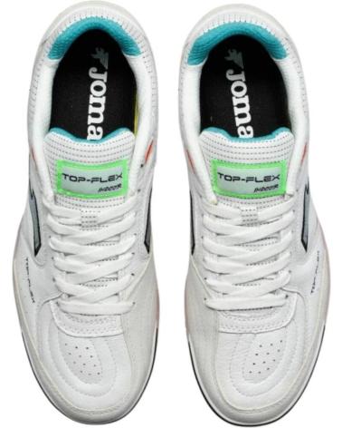 JOMA TOP FLEX 2532IN SAPATILHAS DE FUTSAL INDOOR BRANCO VERDE VERDE