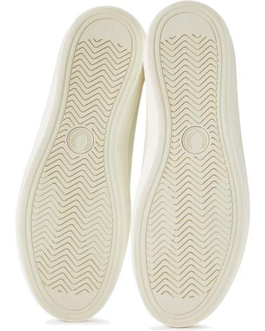 TÊNIS FRED PERRY BASELINE LEATHER B1306 BEGE CLARO BEIGE