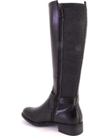 BOTAS ALTAS TAMARIS 25618 DE PELE PRETAS NEGRO