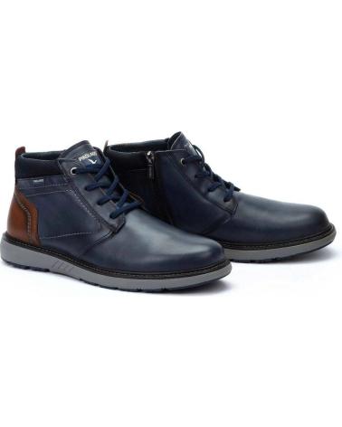 STIVALI IN PELLE PIKOLINOS 8050C1 BLU NAVY AZUL MARINO