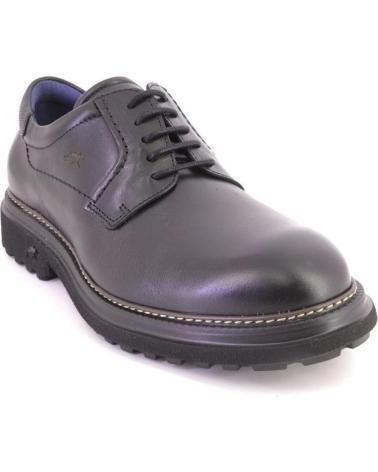 SCARPE FLUCHOS F2054 STRINGATE IN PELLE NERA NEGRO
