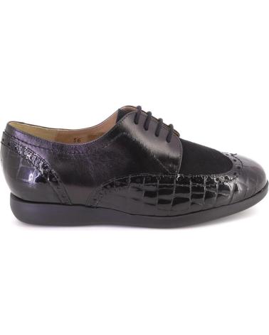 SAPATOS PIESANTO 235540-25 BROGUE PRETOS COM ATACADORES NEGRO