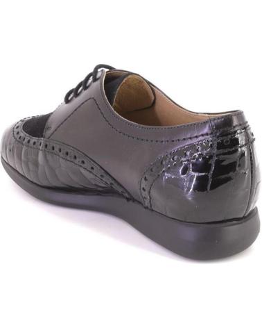 SAPATOS PIESANTO 235540-25 BROGUE PRETOS COM ATACADORES NEGRO