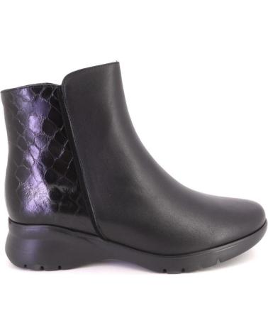 PIESANTO 255873 BOTINS DE PELE PRETOS NEGRO