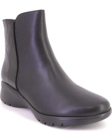 PIESANTO 255873 BOTINS DE PELE PRETOS NEGRO