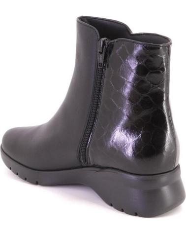 PIESANTO 255873 BOTINS DE PELE PRETOS NEGRO