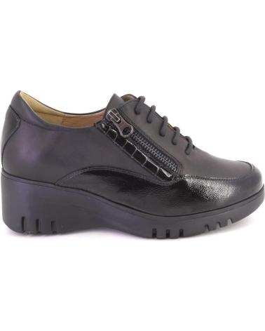 PIESANTO 215934 SAPATOS DE PELE PRETOS NEGRO