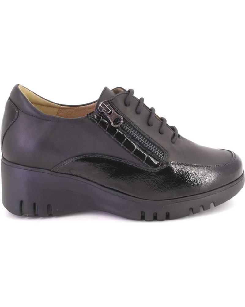PIESANTO 215934 SAPATOS DE PELE PRETOS NEGRO