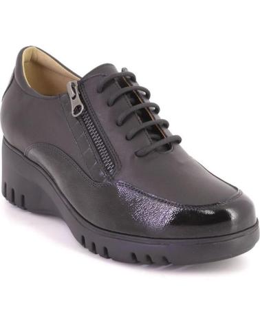 PIESANTO 215934 SAPATOS DE PELE PRETOS NEGRO