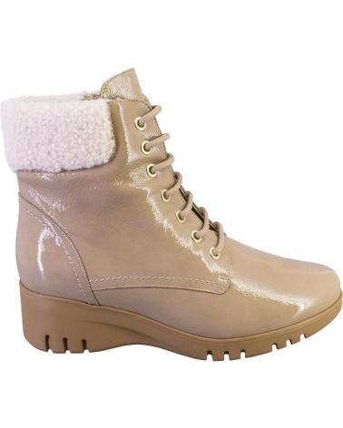 PIESANTO 235901CHAROLUX BOTINS CAMEL COM INTERIOR DE CARNEIRO CAMEL