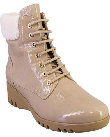 PIESANTO 235901CHAROLUX BOTINS CAMEL COM INTERIOR DE CARNEIRO CAMEL