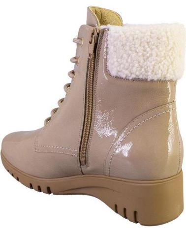 PIESANTO 235901CHAROLUX BOTINS CAMEL COM INTERIOR DE CARNEIRO CAMEL