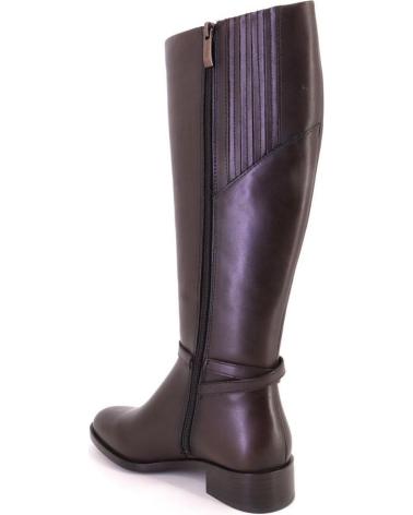 BOTA ALTA DE COURO MARROM TAMARIS 25529 MARRON
