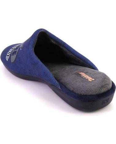 PANTUFAS DEVALVERDE 3540 AZUL MARINHO COM MENSAGEM 'PAI FABULOSO' AZUL MARINO