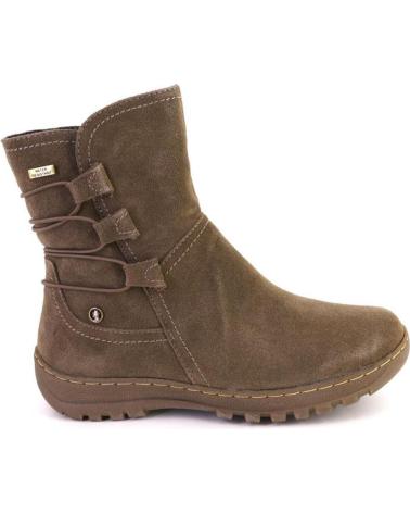 BOTAS CURTAS MULHER CORONEL TAPIOCCA 710-25 CAMURÇA SERRAGEM COR AREIA ARENA