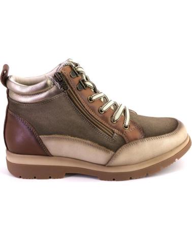 TREINTAS L4460 - BOTTINES CASUAL EN DAIM TAUPE TAUPE