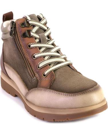 TREINTAS L4460 - BOTTINES CASUAL EN DAIM TAUPE TAUPE