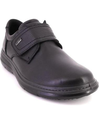 IMAC 851318 - CHAUSSURES EN CUIR NOIR AVEC FERMETURE VELCRO NEGRO