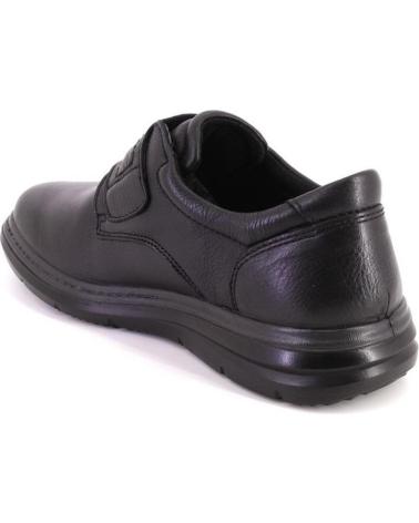 IMAC 851318 - CHAUSSURES EN CUIR NOIR AVEC FERMETURE VELCRO NEGRO