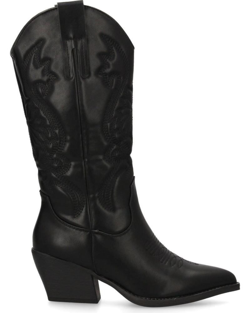 PUNTOSALAO WESTERNSTIEFEL COWBOY-STIL MIT KUBA-ABSATZ SCHWARZ VARIOS COLORES