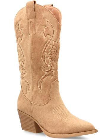 PUNTOSALAO WESTERNSTIEFEL COWBOY-STIL MIT KUBA-ABSATZ KHAKI VARIOS COLORES