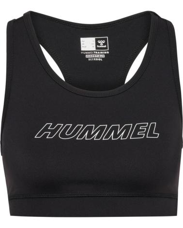 REGGISENO SPORTIVO HUMMEL CORE NERO NEGRO