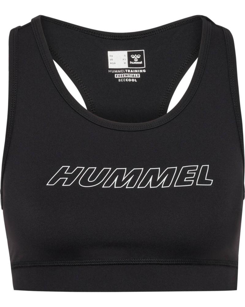 REGGISENO SPORTIVO HUMMEL CORE NERO NEGRO