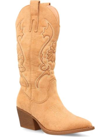 PUNTOSALAO WESTERNSTIEFEL COWBOY-STIL MIT KUBA-ABSATZ BEIGE VARIOS COLORES
