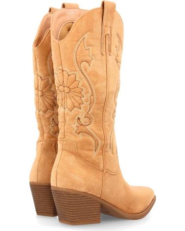 PUNTOSALAO WESTERNSTIEFEL COWBOY-STIL MIT KUBA-ABSATZ BEIGE VARIOS COLORES