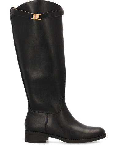 PUNTOSALAO ELEGANTE FLACHE HOHE STIEFEL SCHWARZ YY-118 VARIOS COLORES