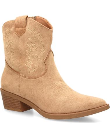 PUNTOSALAO KHAKIFARBENE WESTERNSTIEFELETTEN MIT MITTELHOHEM ABSATZ YY-1 VARIOS COLORES