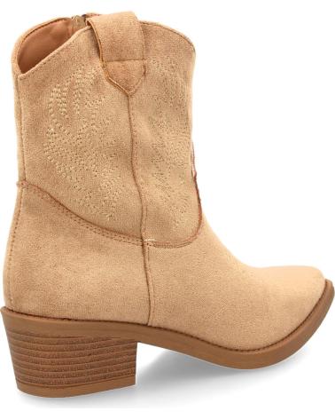 PUNTOSALAO KHAKIFARBENE WESTERNSTIEFELETTEN MIT MITTELHOHEM ABSATZ YY-1 VARIOS COLORES