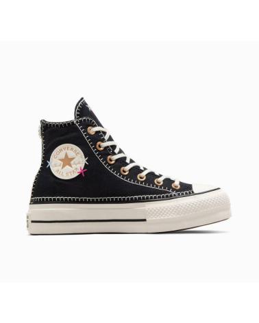 SAPATILHAS CONVERSE CHUCK TAYLOR ALL STAR LIFT PRETAS NEGRO