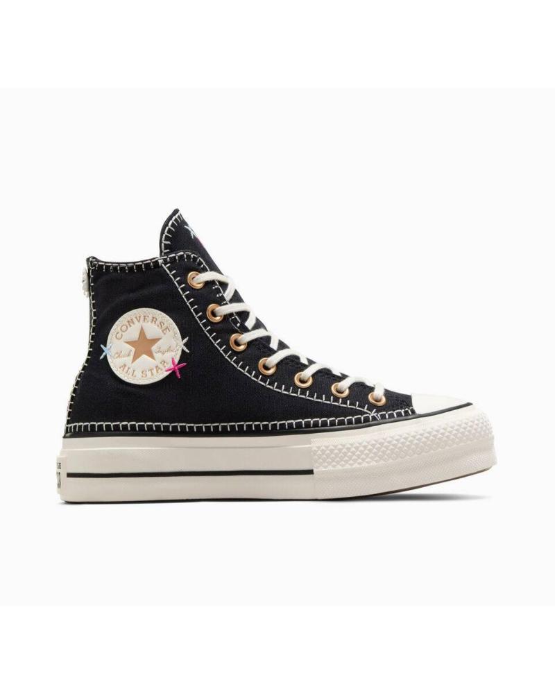 SAPATILHAS CONVERSE CHUCK TAYLOR ALL STAR LIFT PRETAS NEGRO