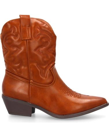 PUNTOSALAO WESTERNSTIEFELETTEN NIEDRIGER SCHAFT MITTELHOHER ABSATZ KAMELFARBEN YY VARIOS COLORES