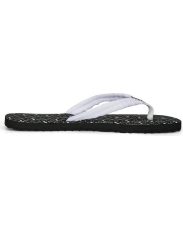 CHINELOS PUMA EPIC FLIP V2 LOGO PRETOS COM TIRA BRANCA NEGRO