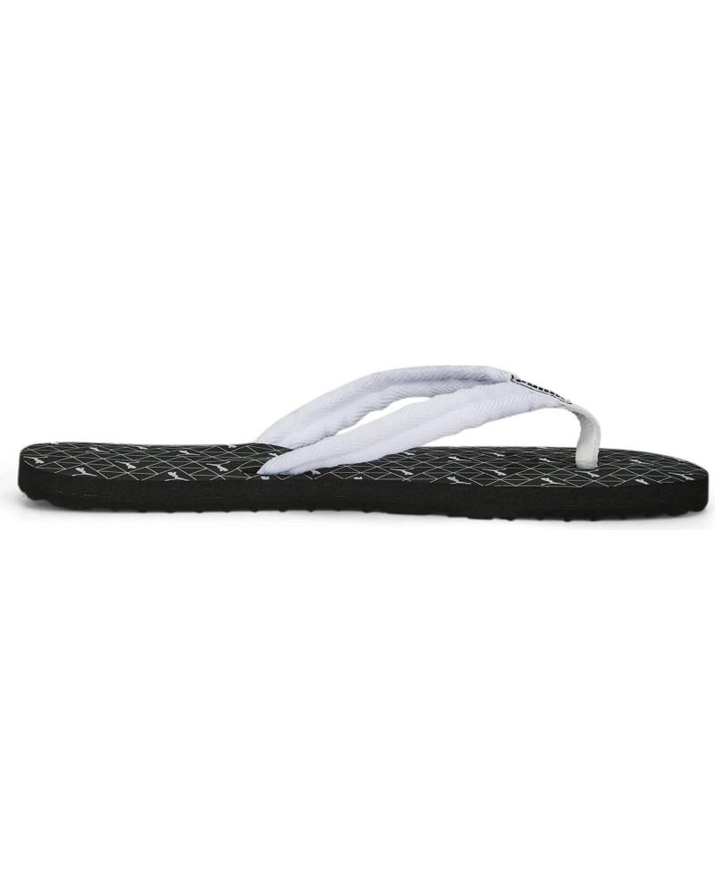 INFRADITO PUMA EPIC FLIP V2 LOGO NERE CON FASCIA BIANCA NEGRO