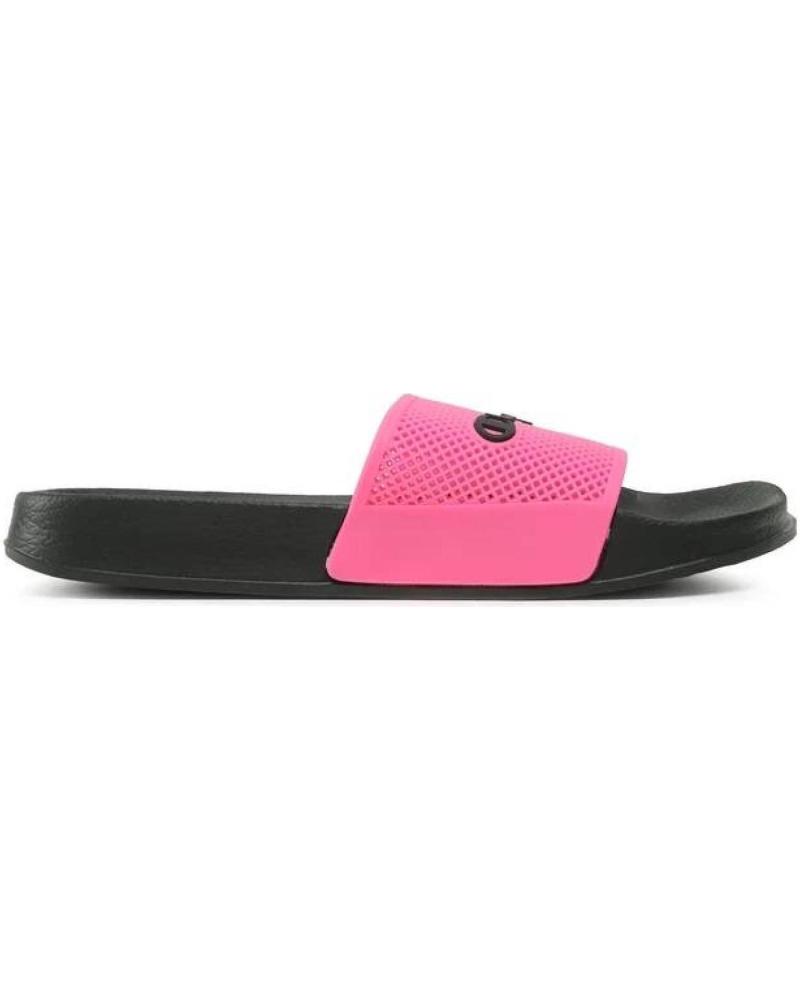 CLAQUETES SLIDE CHAMPION DAYTONA NOIRES À BRIDE ROSE NEGRO