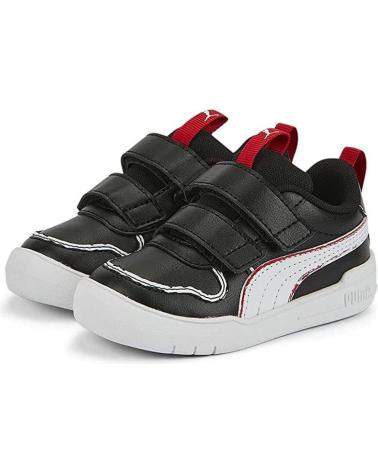 PUMA MULTIFLEX HOME SC BABY PRETO - TÊNIS INFANTIS NEGRO