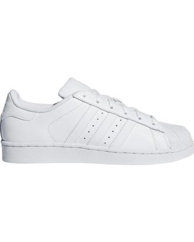 ADIDAS SUPERSTAR FOUNDATION WHITE SNEAKERS BLANCO