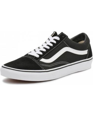 VANS OLD SKOOL PRETAS COM FAIXA LATERAL BRANCA NEGRO