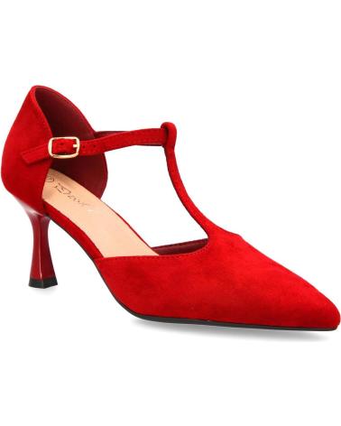 PUNTOSALAO T-STRAP STILETTO HIGH HEELS - RED VARIOS COLORES