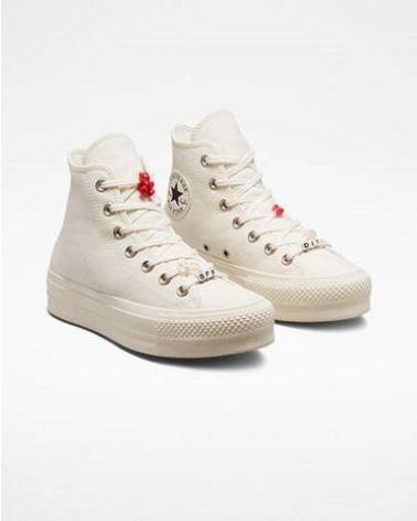 CONVERSE CHUCK TAYLOR ALL STAR LIFT PLATFORM DIY FLORAL BRANCO BLANCO CONVERSE CHUCK TAYLOR ALL STAR LIFT PLATFORM DIY FLORAL BRANCO BLANCO