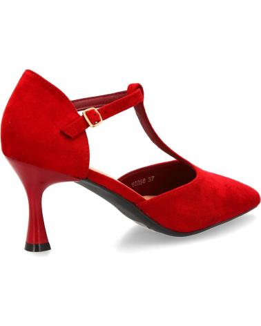 PUNTOSALAO T-STRAP STILETTO HIGH HEELS - RED VARIOS COLORES
