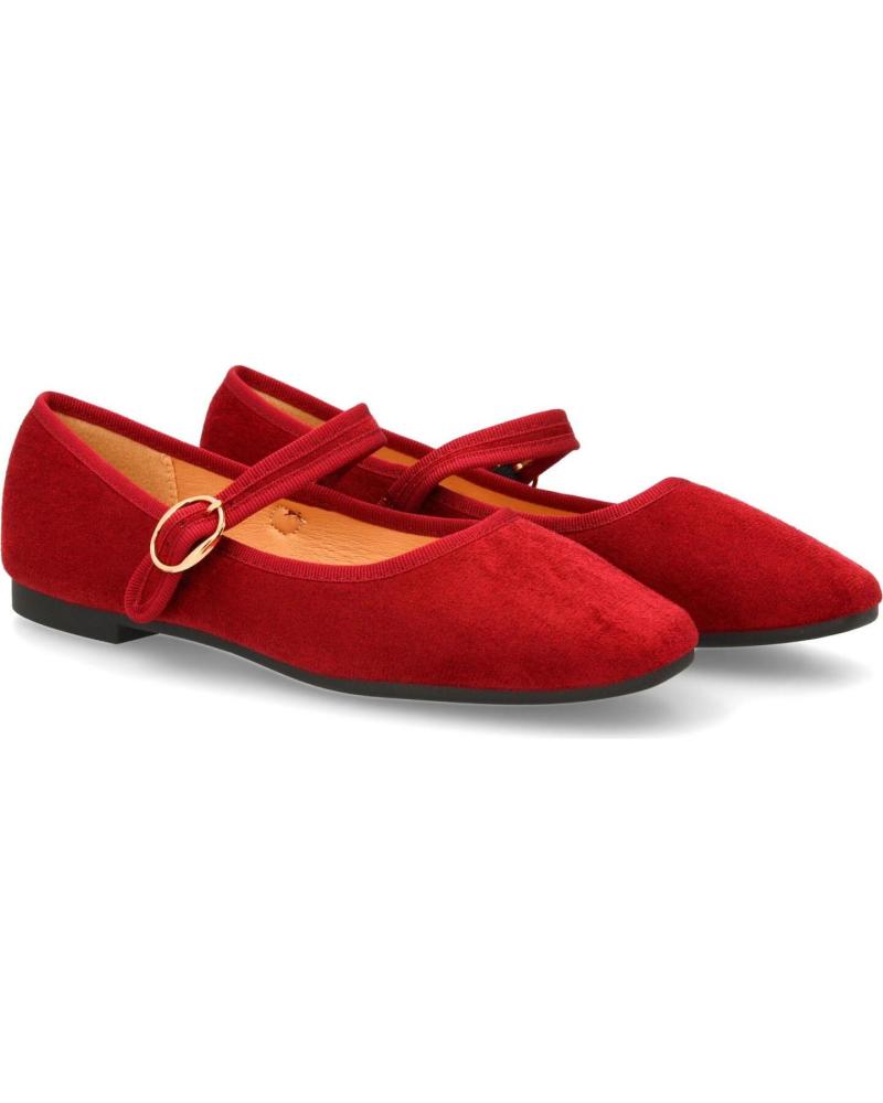 PUNTOSALAO BALLERINAS XHS911 BORDEAUX MIT ELEGANTER SCHNALLE VARIOS COLORES